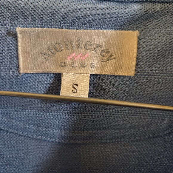 Monterey Club Light Blue Women's Polo with Embroidered Logo - Picture 4 of 4